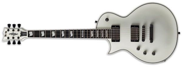 E-ii Eclipse Left-Handed Electric Guitar, Snow White Satin