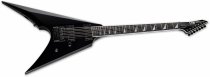Arrow-1007 Evertune LTD Deluxe V Shape Baritone Electric Guitar, Black