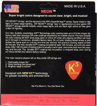 DR Hi-Def Neon Red K3 Coated Nickel Plated Bass Guitar Strings NRB-45 4 String 45-105 Med