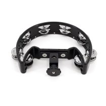 Drum Set Tambourine, Black Cutaway