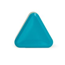 Plastic Triangle Shaker, Blue Yellow
