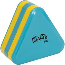 Plastic Triangle Shaker, Blue Yellow