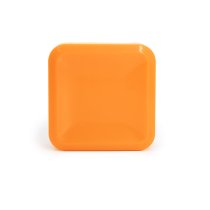 Plastic Square Shaker, Red Yellow