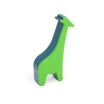 Giraffe Shaker, Green Blue