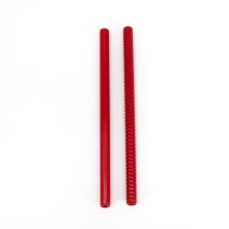 Rhythm Sticks Plain Fluted, Red
