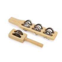 Wooden Jingle Stick, Natural