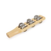Wooden Jingle Stick 6 Jingles, Natural
