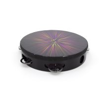Tambourine 8", Radiant Burst Design