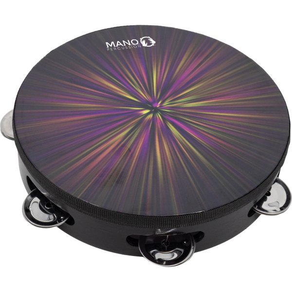 Tambourine 8", Radiant Burst Design