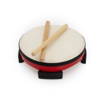 Kids Floor Drum, 8″, Red