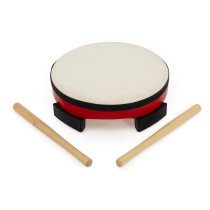 Kids Floor Drum, 8", Red