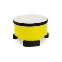 Kids Floor Drum, 6", Yellow