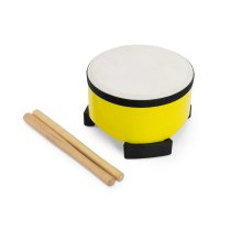 Kids Floor Drum, 6", Yellow