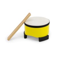 Kids Floor Drum, 6", Yellow