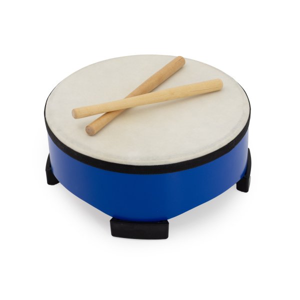 Kids Floor Drum, 10", Blue