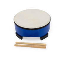 Kids Floor Drum, 10", Blue