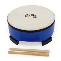 Kids Floor Drum, 10″, Blue