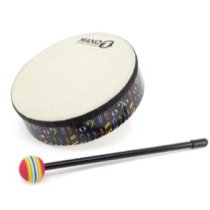 Hand Drum 8" with Mallet, Music Theme
