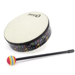 Hand Drum 8" with Mallet, Music Theme