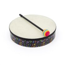 Hand Drum 10" with Mallet, Music Theme