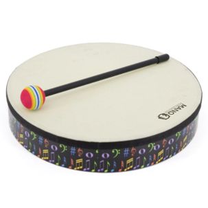 Hand Drum 12" with Mallet, Music Theme