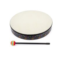 Hand Drum 14" with Mallet, Music Theme