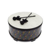 Jr. Floor Drum 16" with mallets, Music Theme