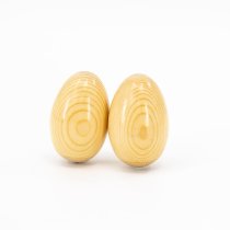 Wooden Egg Shakers, Large, Natural