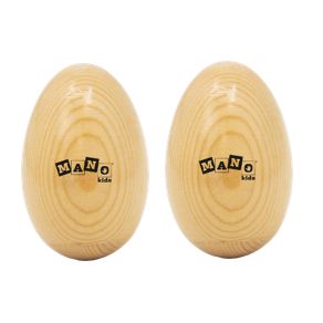 Wooden Egg Shakers, Large, Natural