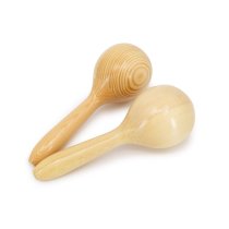 Wooden Maracas, Natural