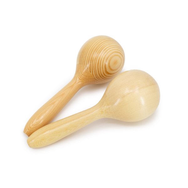 Wooden Maracas, Natural