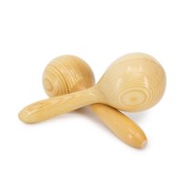 Wooden Maracas, Natural