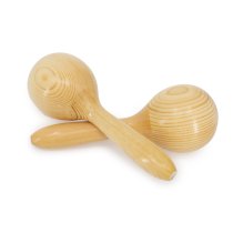 Wooden Maracas, Natural