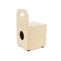 Junior Cajon with Backrest, Natural