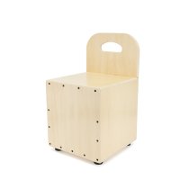 Junior Cajon with Backrest, Natural