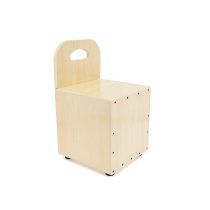 Junior Cajon with Backrest, Natural