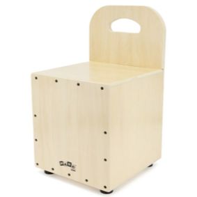 Junior Cajon with Backrest, Natural