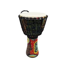 Djembe 12", Rope Tuned, Art design