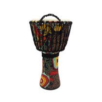 Djembe 12", Rope Tuned, Art design
