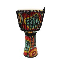 Djembe 12", Rope Tuned, Art design