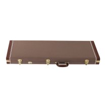 Electric Guitar Case, Brown Fabric