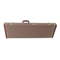 Electric Guitar Case, Brown Fabric