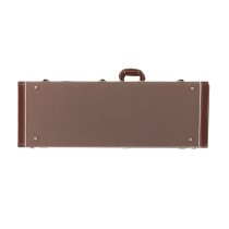 Electric Guitar Case, Brown Fabric