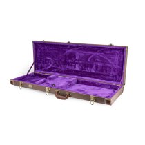 Electric Guitar Case, Brown Fabric