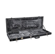 Electric Guitar Case, Black Leather