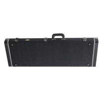 Electric Guitar Case, Black Leather