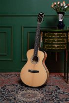 6 String RH Gold Series Acoustic Electric Guitar with Case, Natural Gloss
