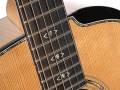6 String RH Gold Series Acoustic Electric Guitar with Case, Natural Gloss