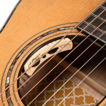 6 String RH Gold Series Acoustic Electric Guitar with Case, Natural Gloss