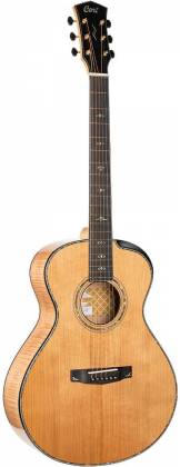 6 String RH Gold Series Acoustic Electric Guitar with Case, Natural Gloss